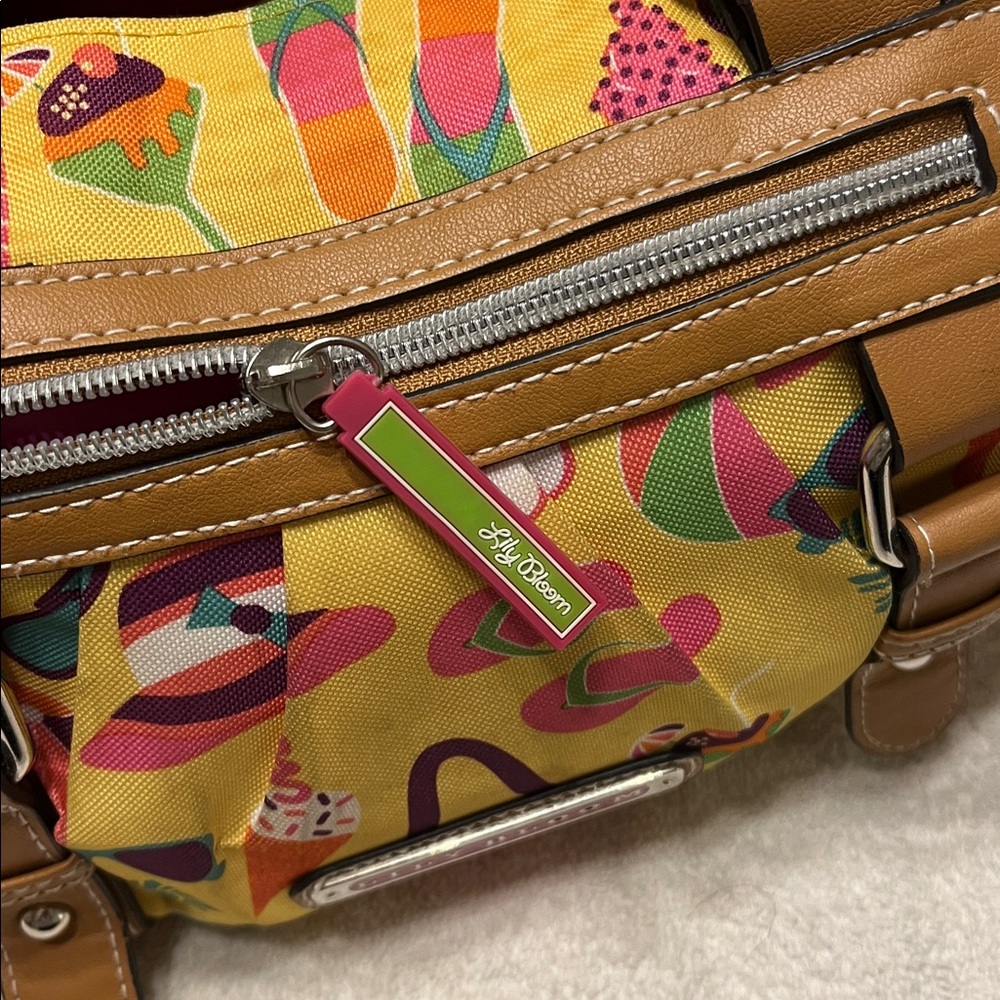 Lily Bloom Colorful Patterned Shoulder Bag - Picture 3 of 6